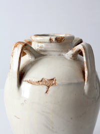 vintage handmade amphora studio pottery vase