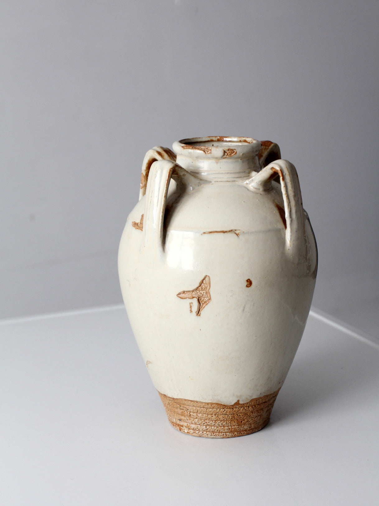 vintage handmade amphora studio pottery vase