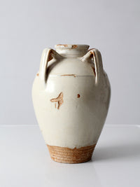 vintage handmade amphora studio pottery vase