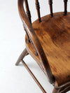 antique barrel back captains chair
