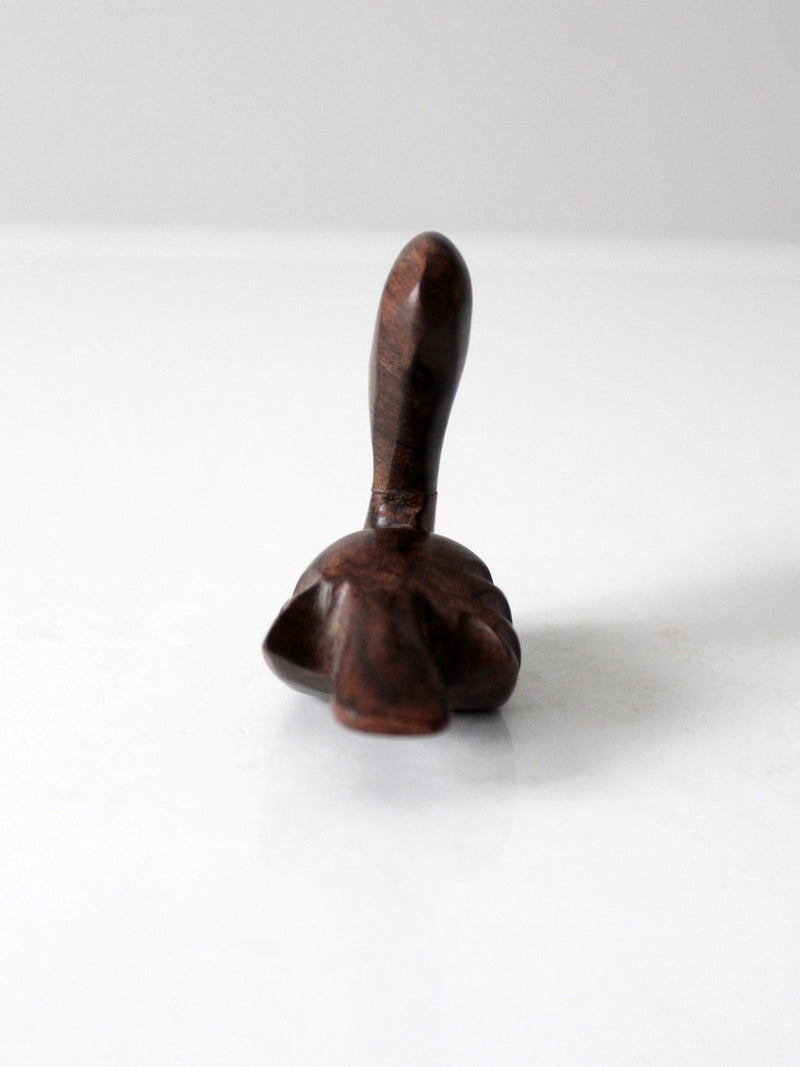 mid-century ironwood pelican