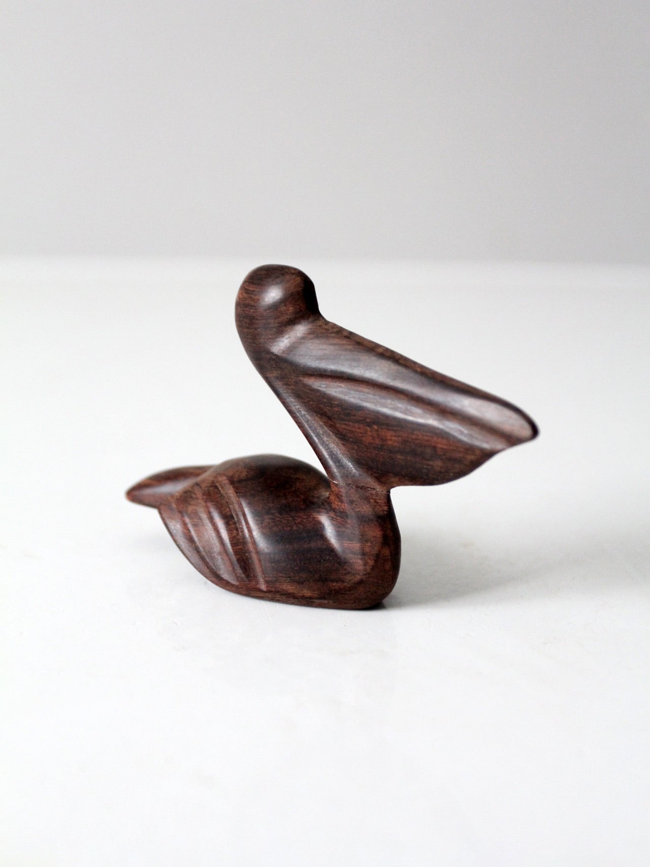 mid-century ironwood pelican