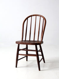 antique farmhouse spindle back dining chair