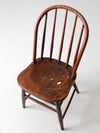 antique farmhouse spindle back dining chair