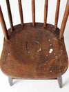 antique farmhouse spindle back dining chair