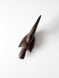 mid-century ironwood pelican