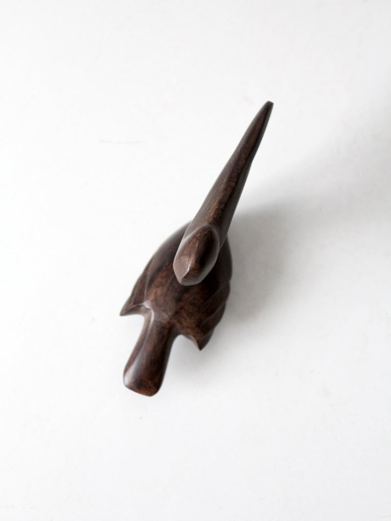 mid-century ironwood pelican