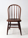 antique farmhouse spindle back dining chair