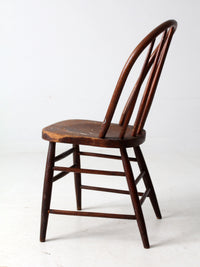 antique farmhouse spindle back dining chair