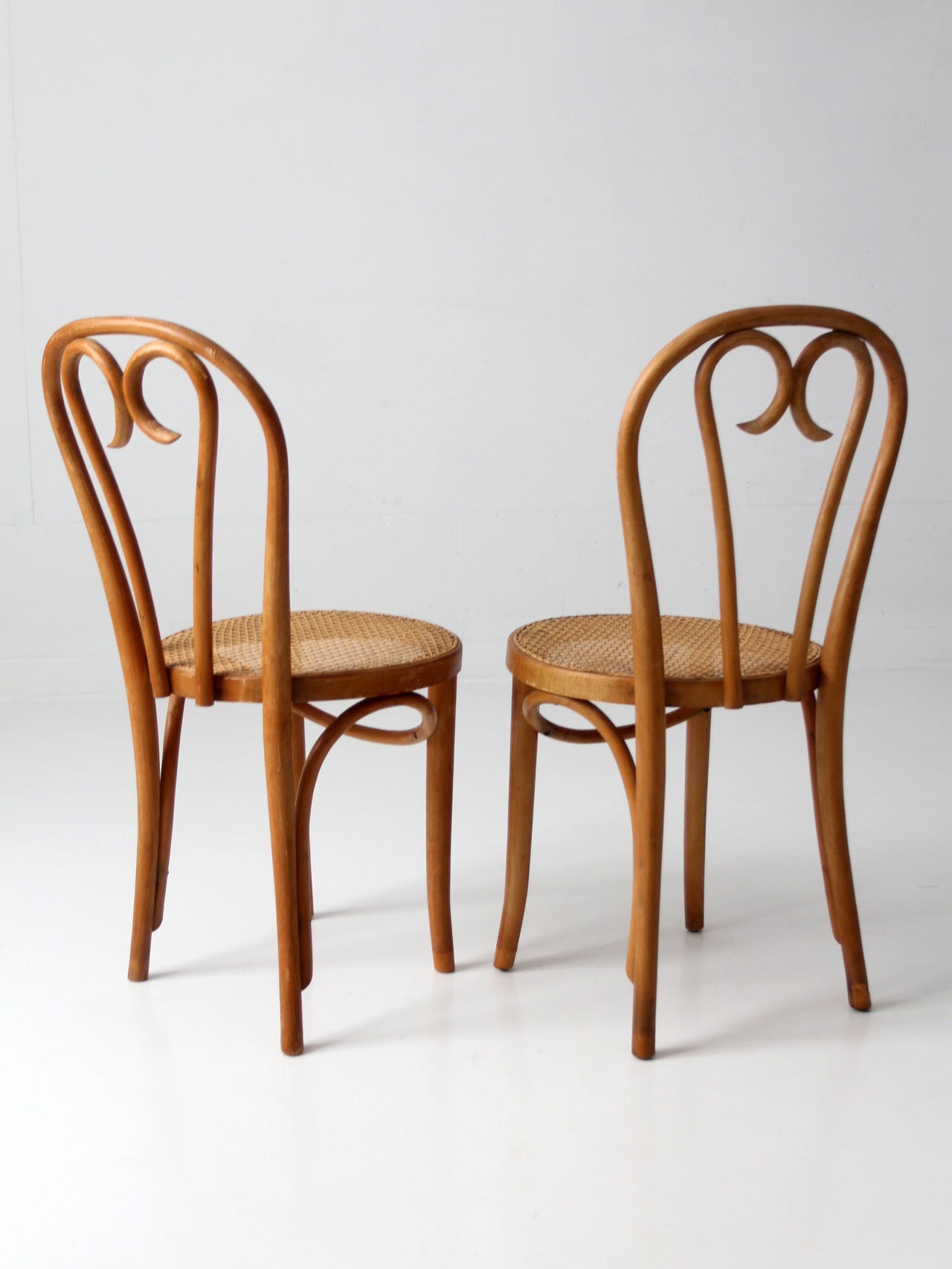 pair of mid-century bentwood chairs