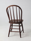 antique farmhouse spindle back dining chair