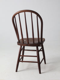 antique farmhouse spindle back dining chair