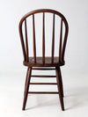 antique farmhouse spindle back dining chair