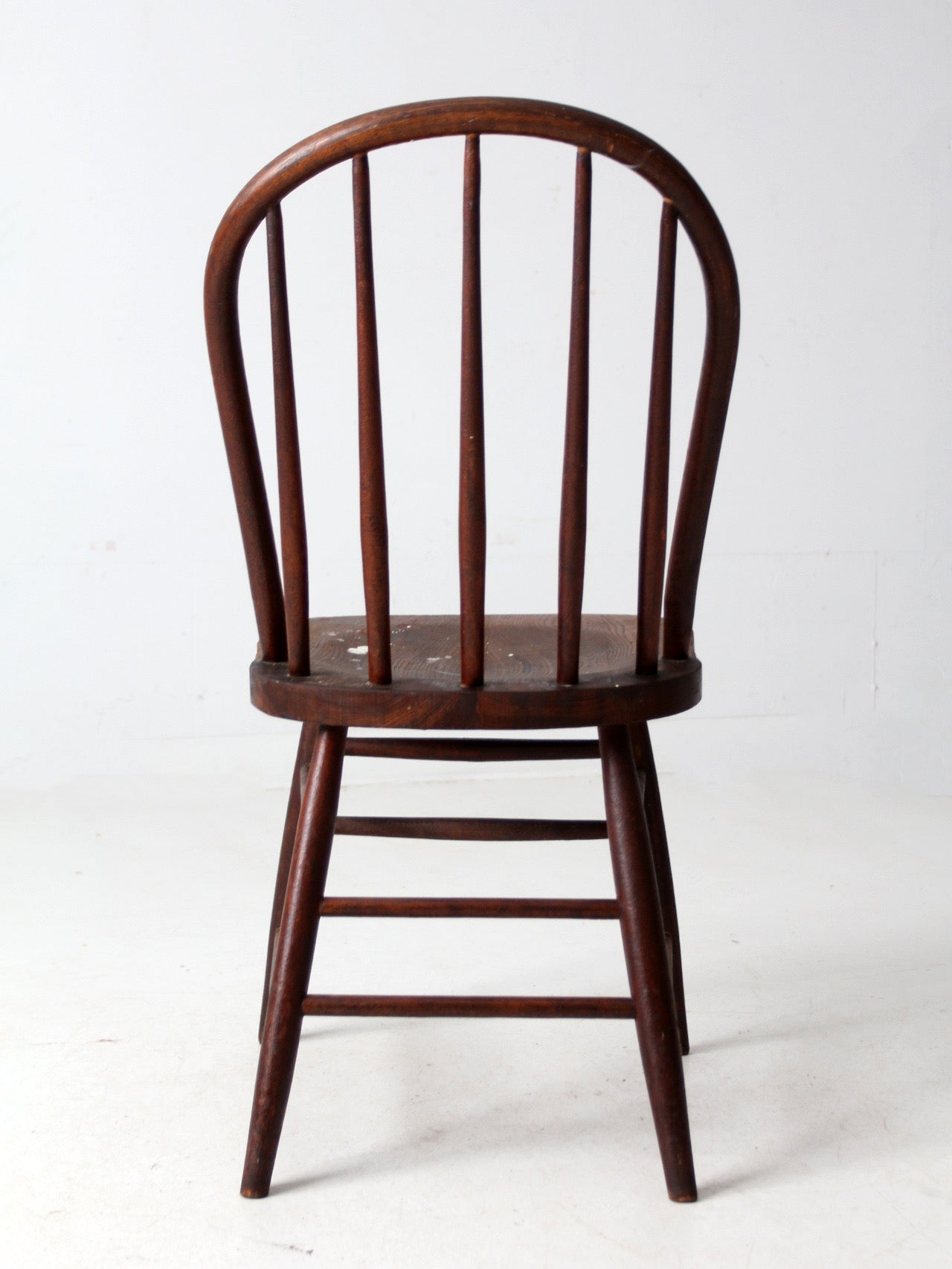 antique farmhouse spindle back dining chair