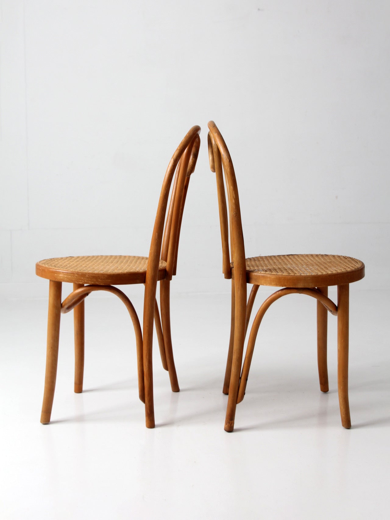 pair of mid-century bentwood chairs