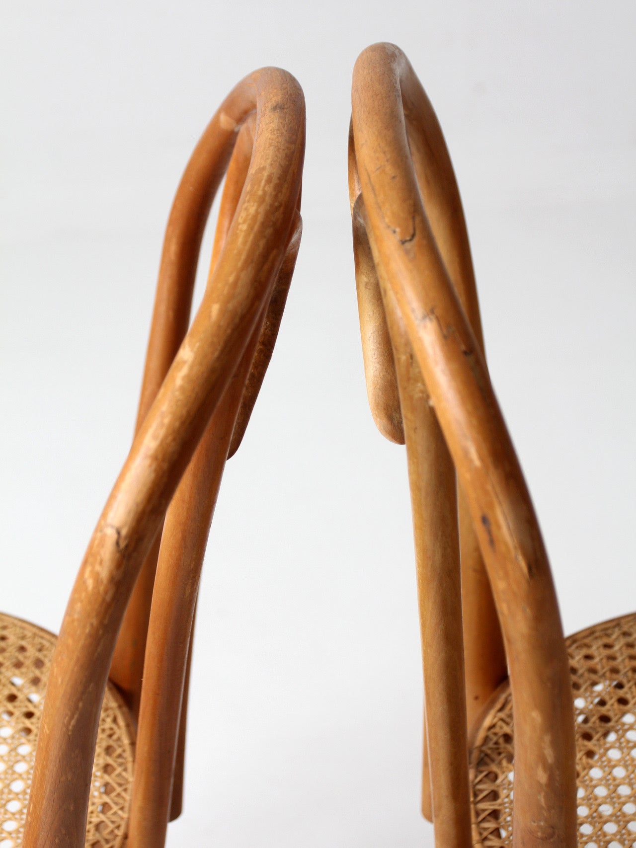pair of mid-century bentwood chairs