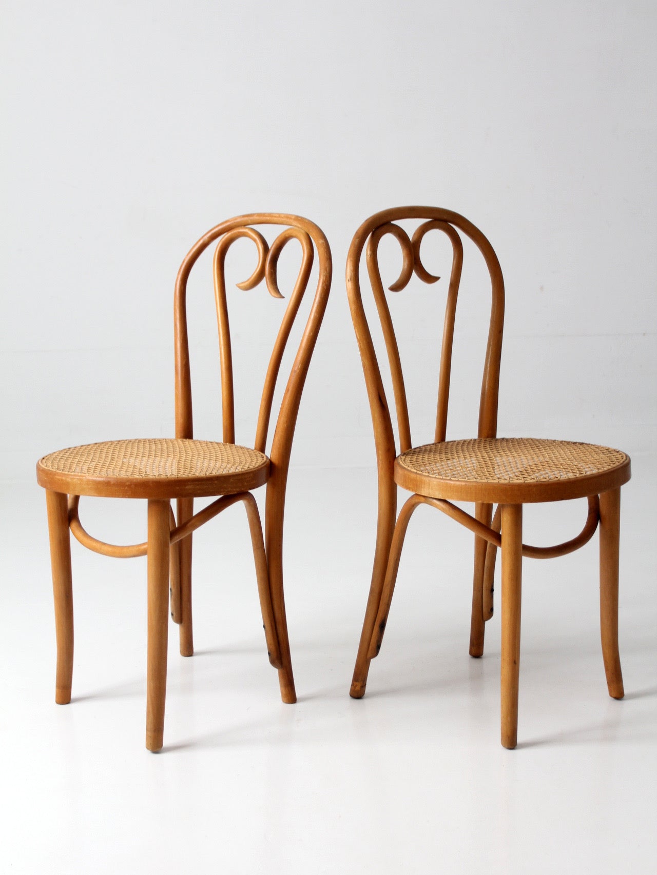 pair of mid-century bentwood chairs