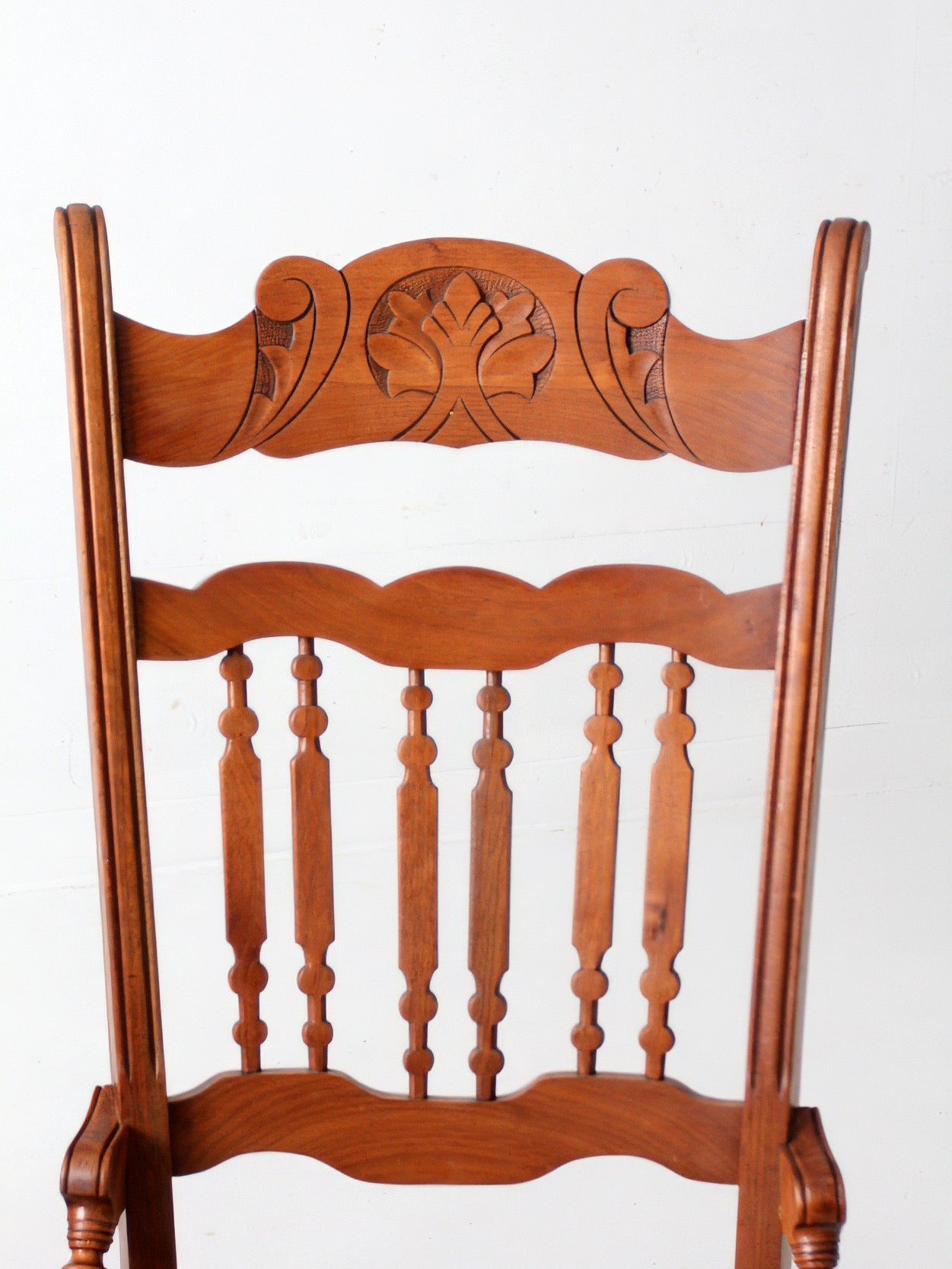 antique Eastlake Revival cane seat dining chairs | set of 3