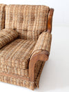 mid century tweed sofa