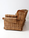 mid century tweed sofa