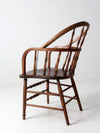 antique Windsor arm chair