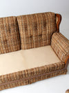 mid century tweed sofa