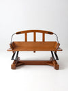 vintage buckboard wagon bench