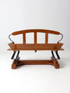 vintage buckboard wagon bench