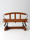 vintage buckboard wagon bench