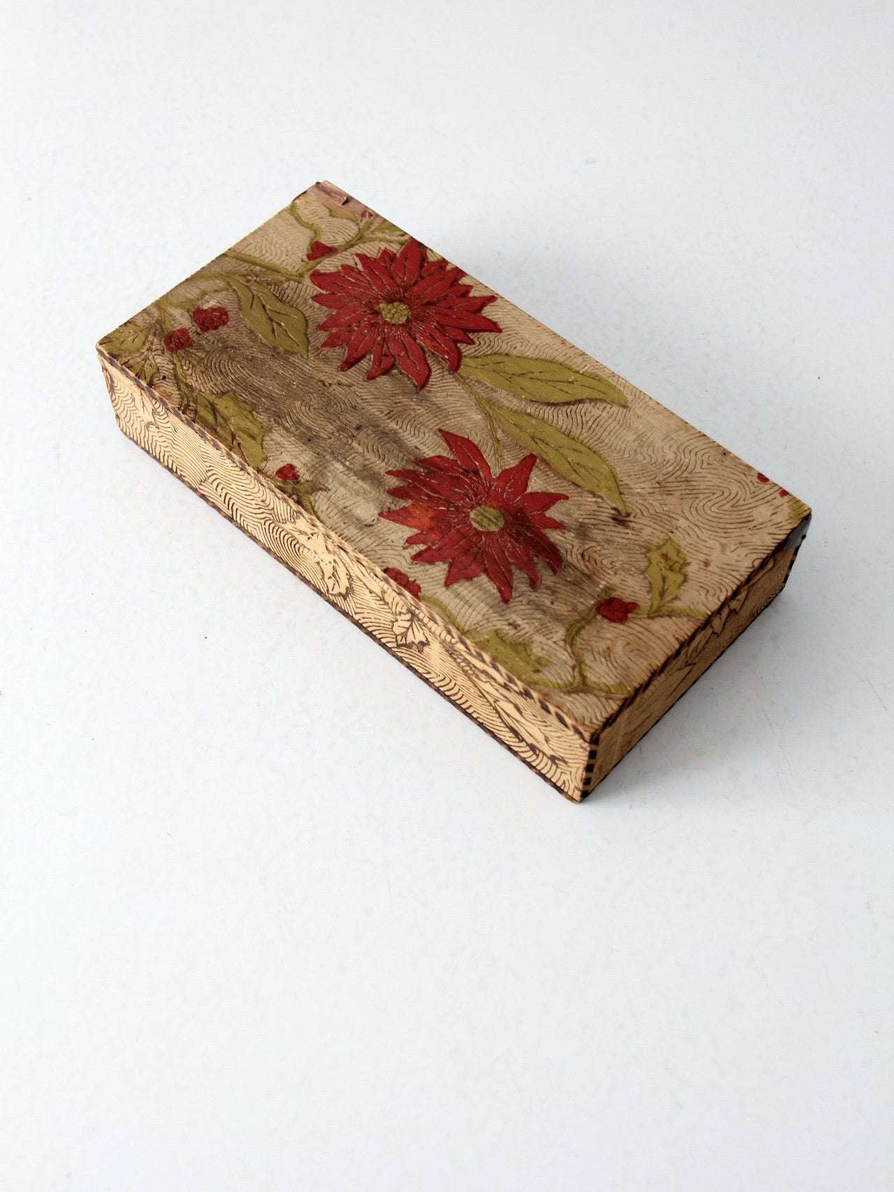 Victorian pyrography box – 86 Vintage