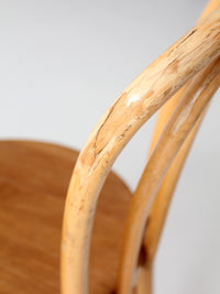 pair of vintage ZPM Radomsko bentwood cafe chairs