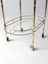 mid century Hollywood Regency bar cart