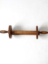 vintage wooden wall mount towel rack