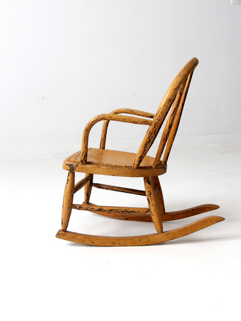 antique kid's rocking chair