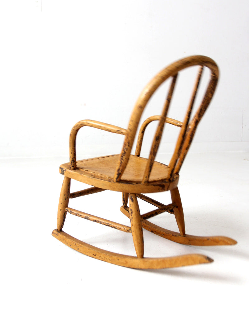 antique kid's rocking chair