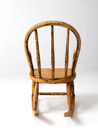 antique kid's rocking chair
