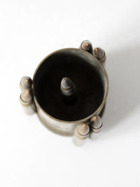 vintage trench art brass vase