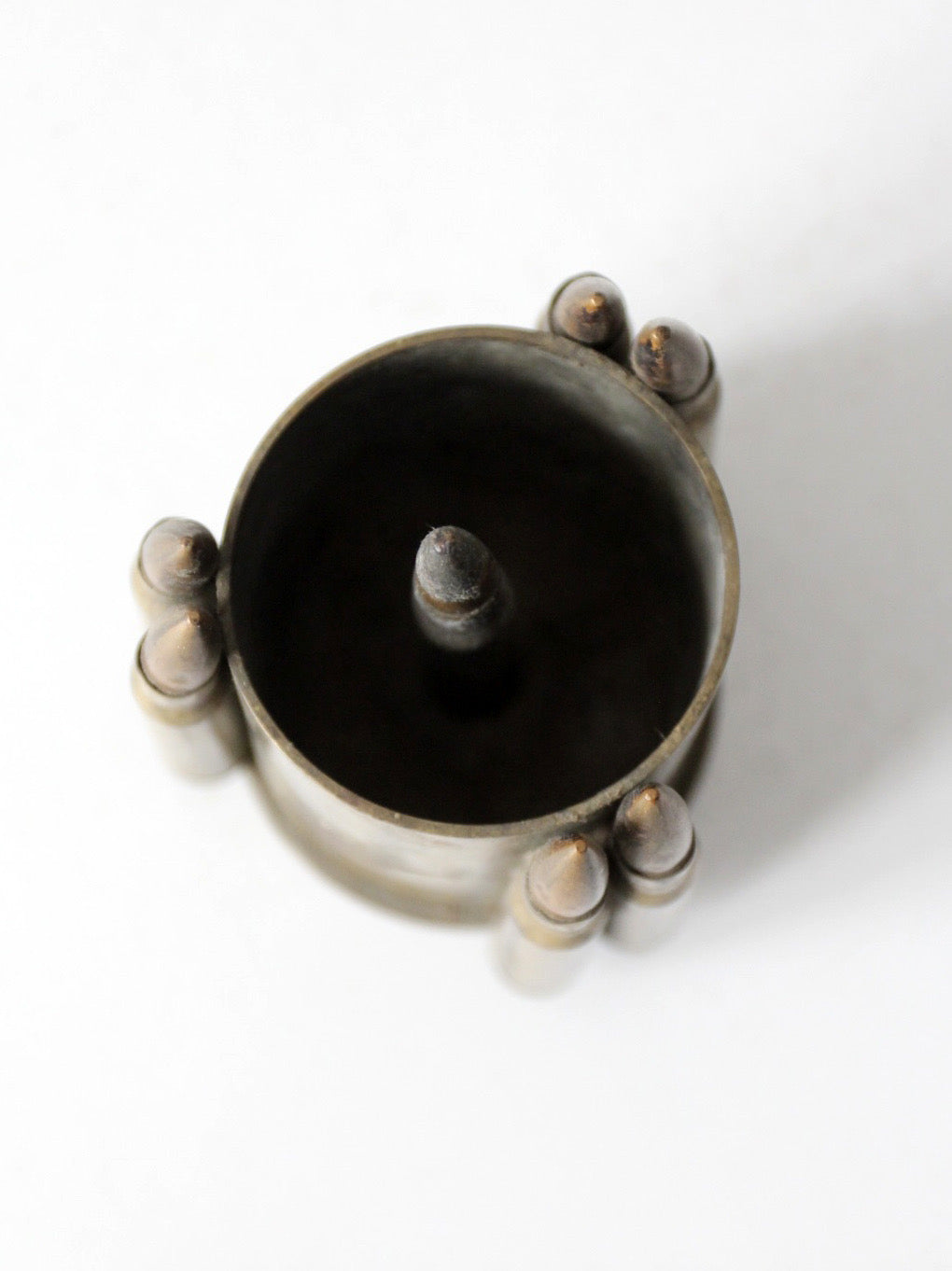 vintage trench art brass vase