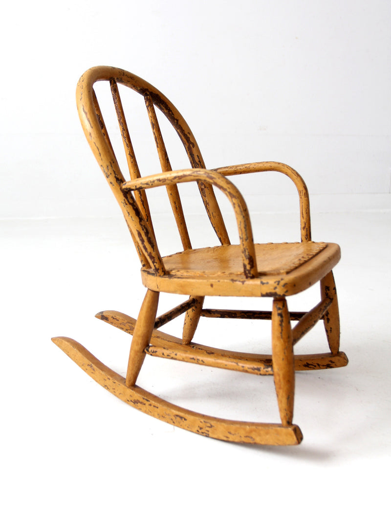 antique kid's rocking chair