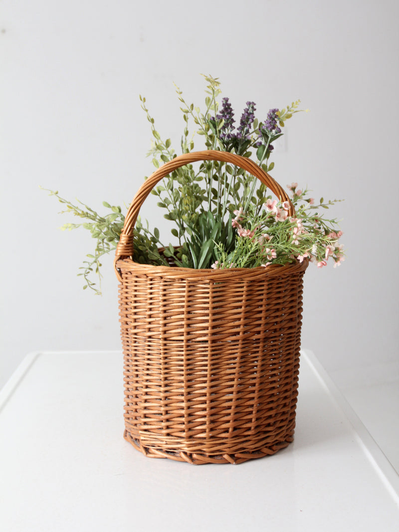 vintage wicker basket