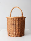 vintage wicker basket