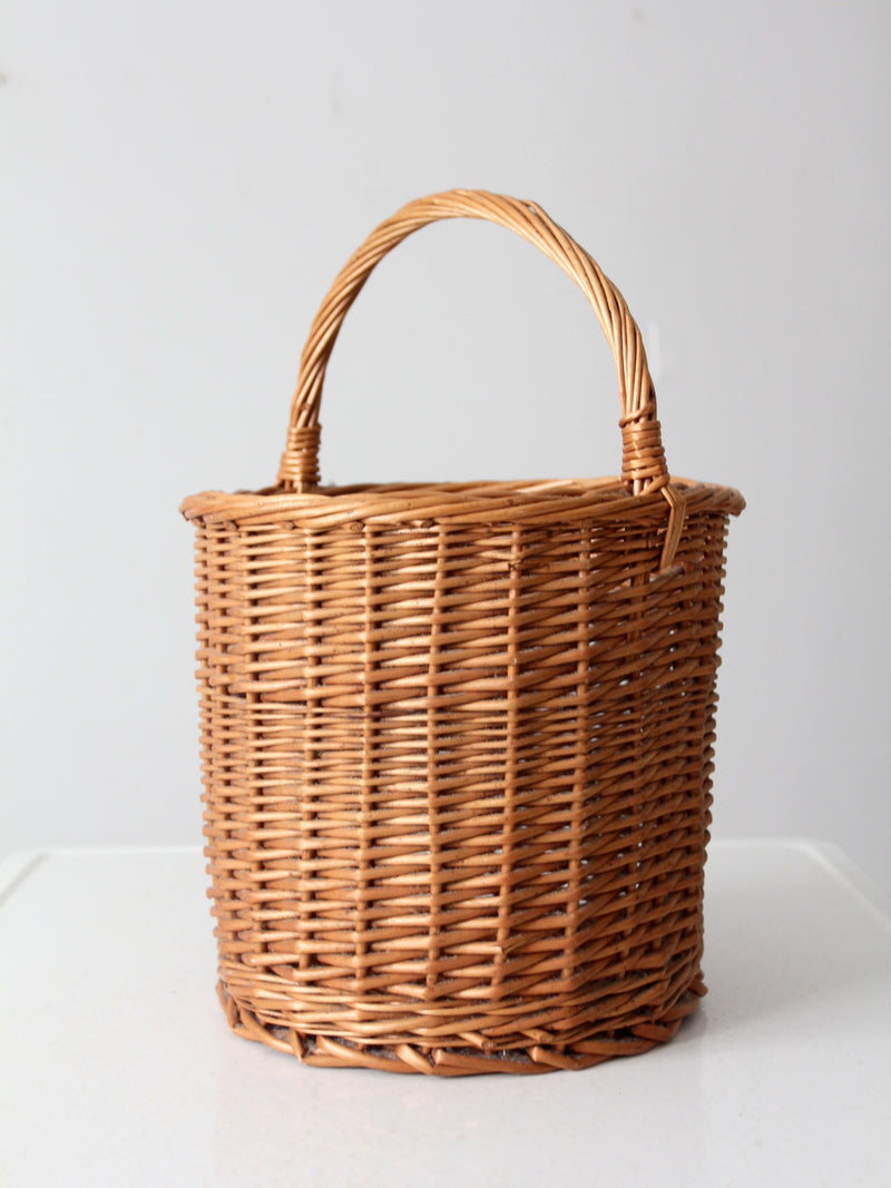 vintage wicker basket