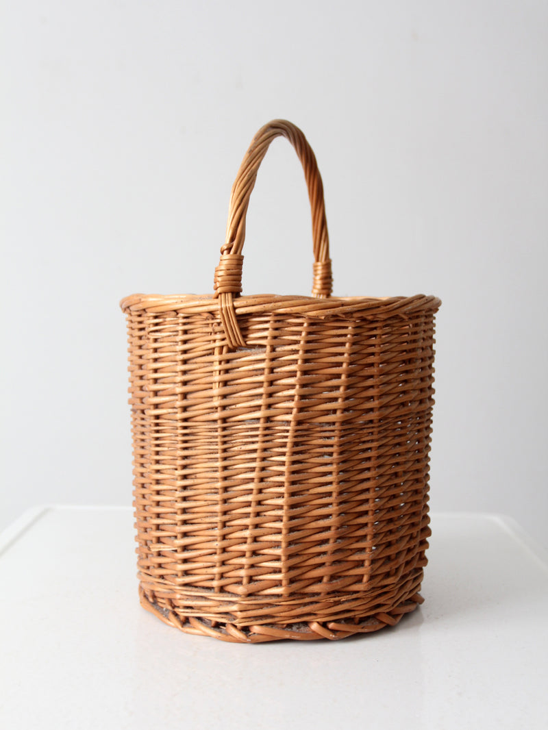 vintage wicker basket