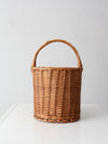 vintage wicker basket