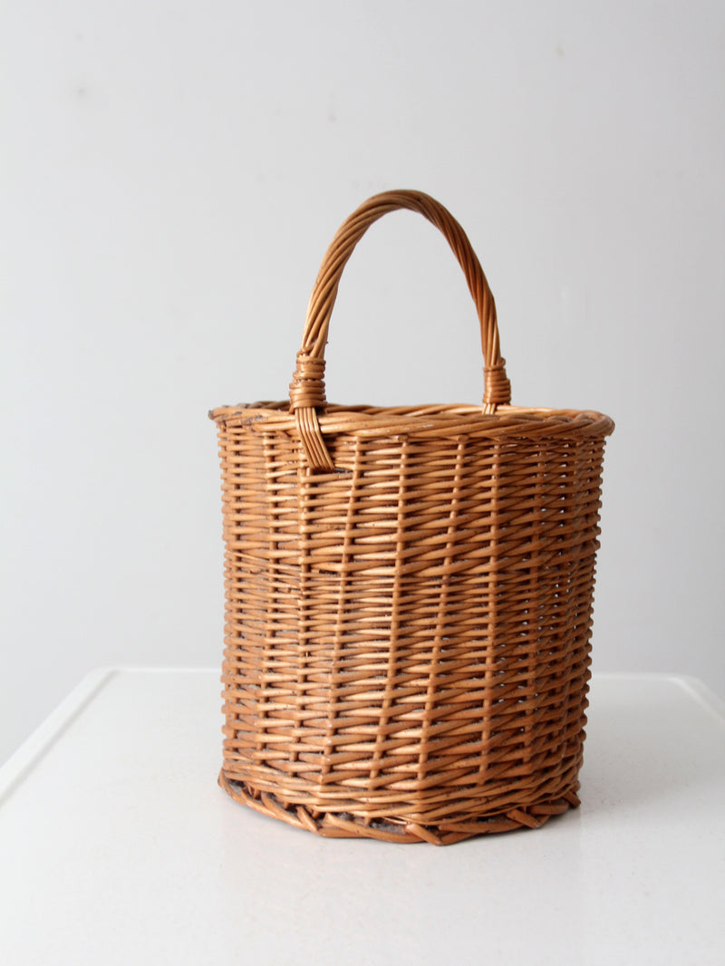 vintage wicker basket