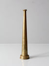 vintage brass firehose nozzle