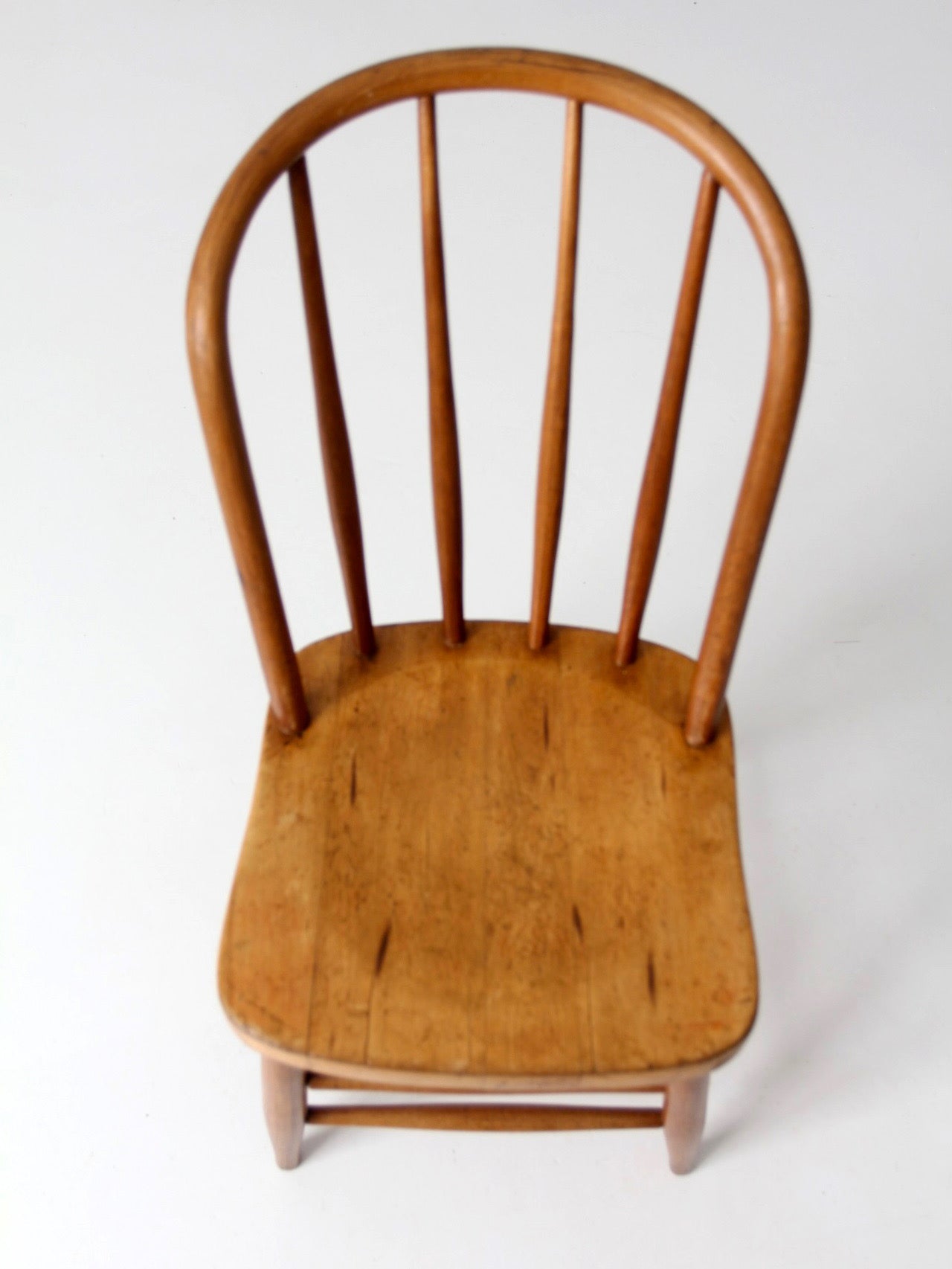 antique Windsor bow back side chair