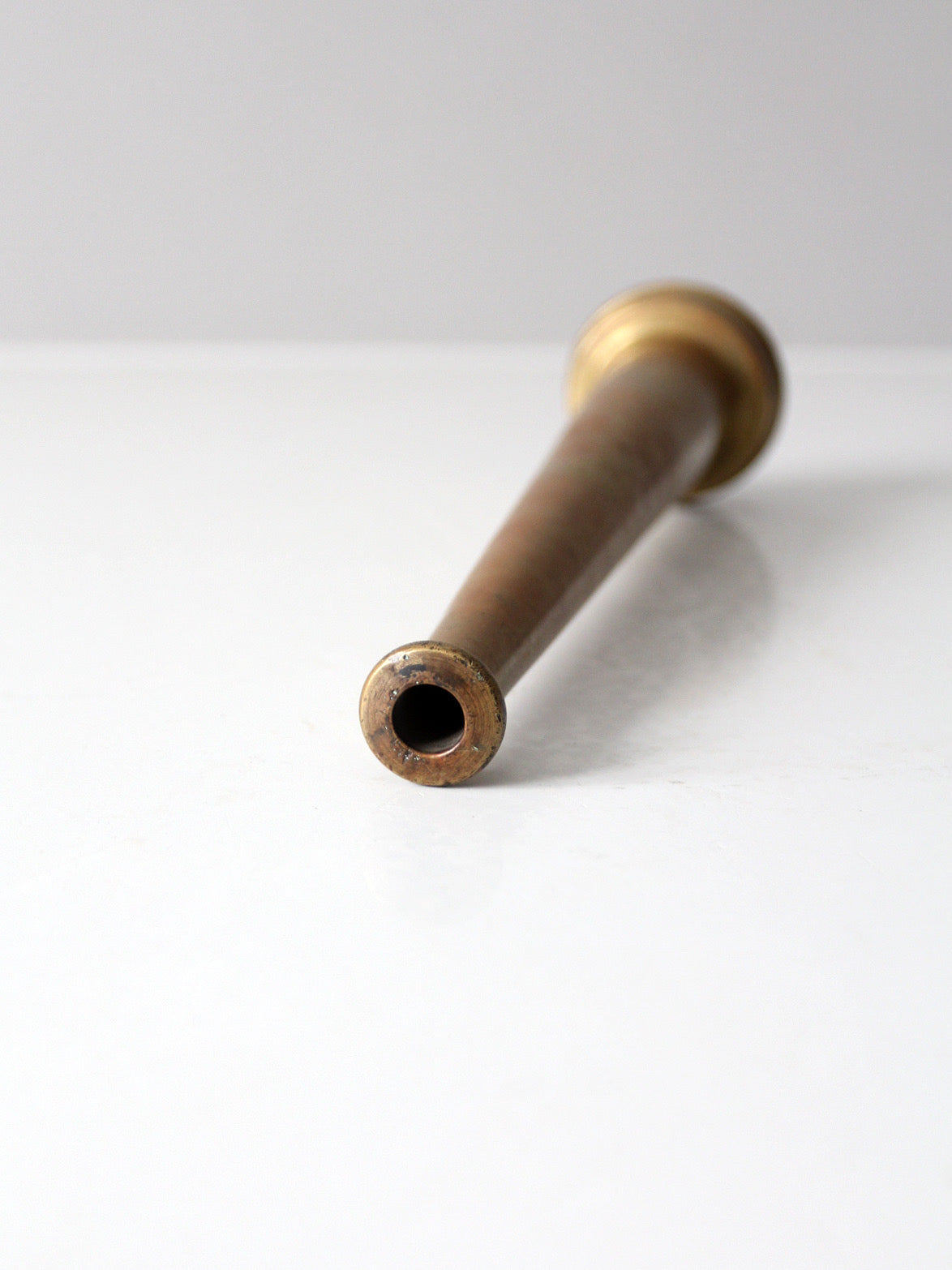 vintage brass firehose nozzle