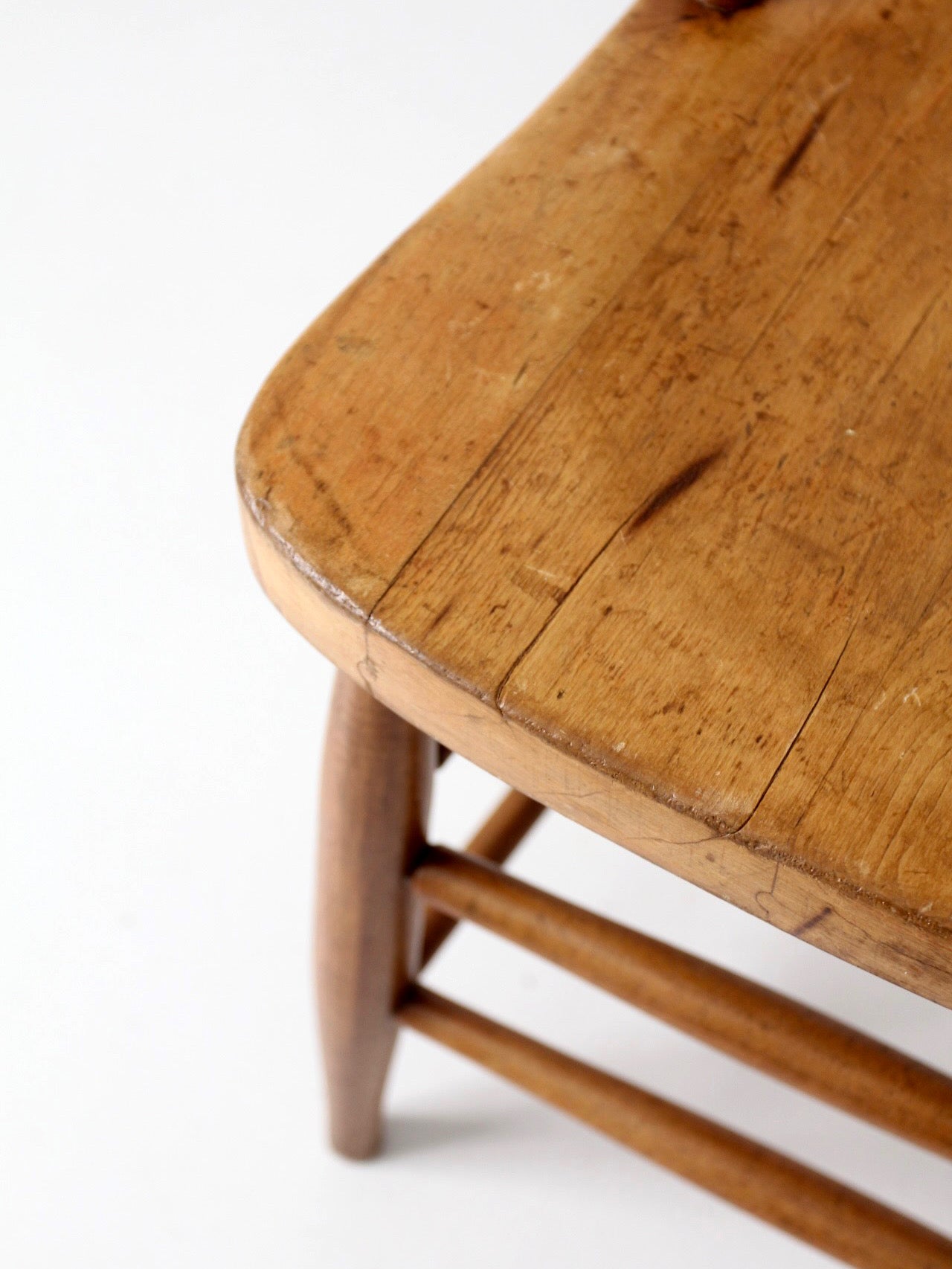 antique Windsor bow back side chair
