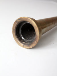 vintage brass firehose nozzle